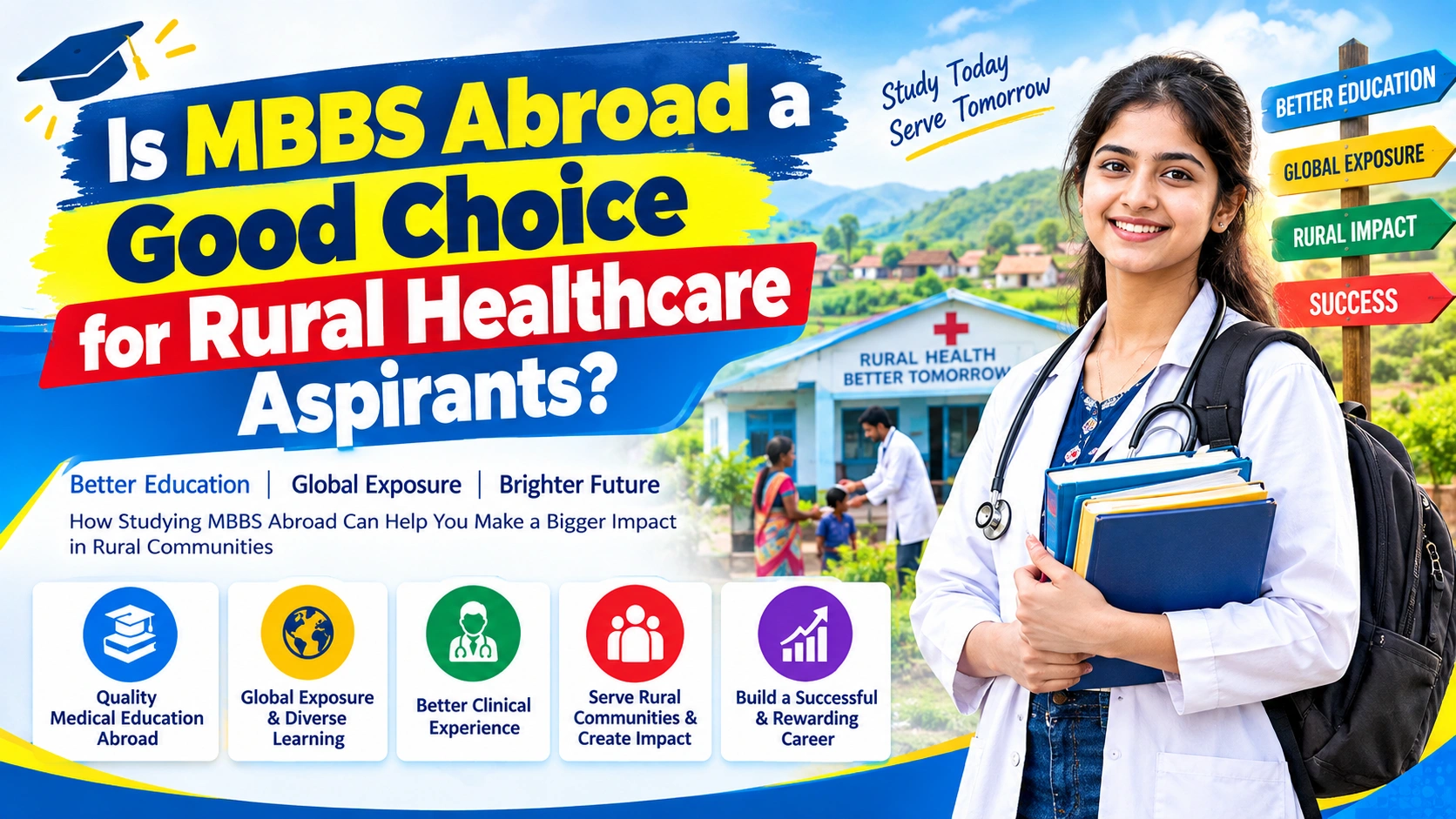 Is MBBS Abroad a Good Choice for Rural Healthcare Aspirants?